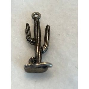 VTG Sterling Silver Charm saguaro cactus